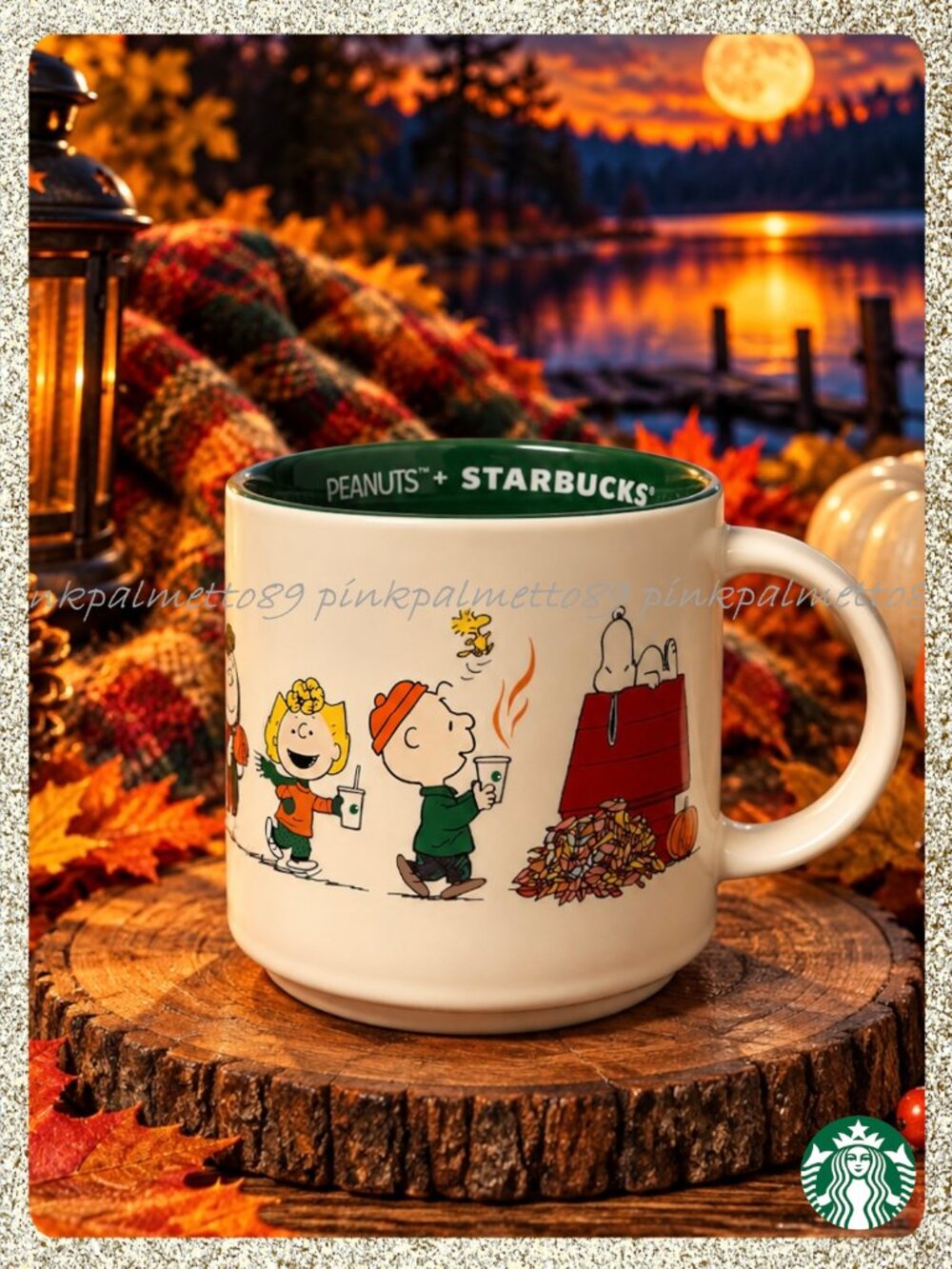 🍂🎃🥜 NWT 2026 PEANUTS + Starbucks Snoopy Great Pumpkin Ceramic Mug 14oz + Box